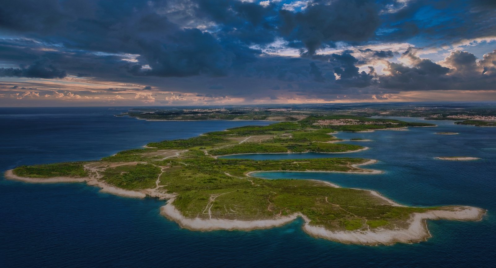 apartments premantura - Guest House Carmen - Location Slide - Cape Kamenjak Beached Air View