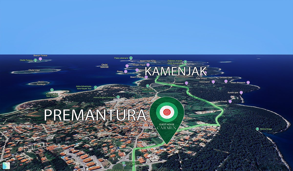 Guest House Carmen - Apartments Premantura Visual Location