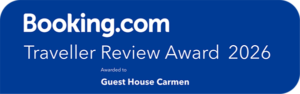 Guest House Carmen - Booking Traveller Review Award sticker 2 Guest House Carmen - Booking Traveller Review Award sticker 2